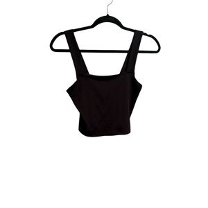 American Eagle Black Women's square Neck Tank Top